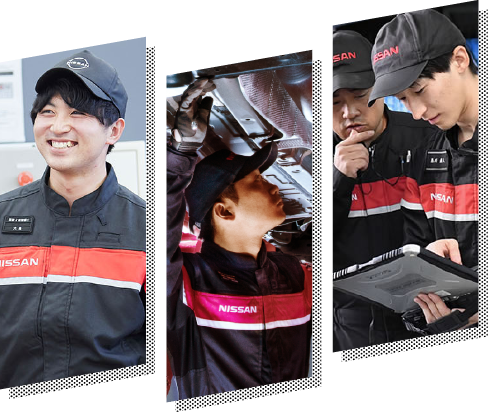 日産自動車自動車整備士イメージ写真